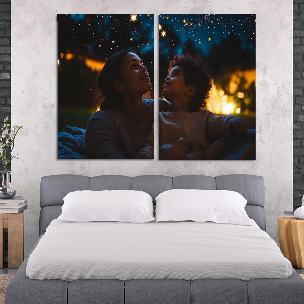 The Stars Of Our Story A Mothers Influence Custom Paintings Frame