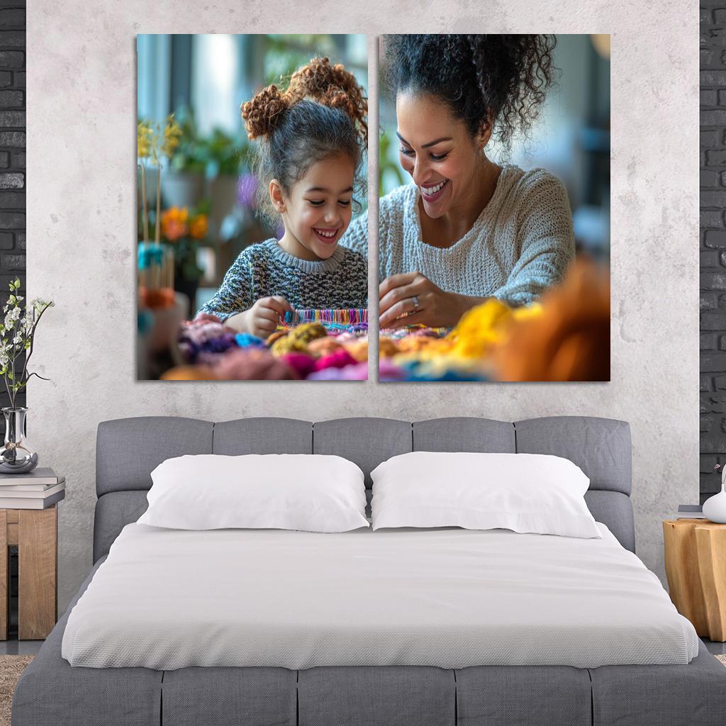 The Tapestry Of Love Weaving A Mothers Story Canvas Paintings Frame