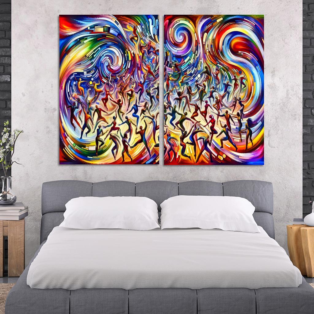 Choreography Of Lifes Journeys Premium Artwork Frames