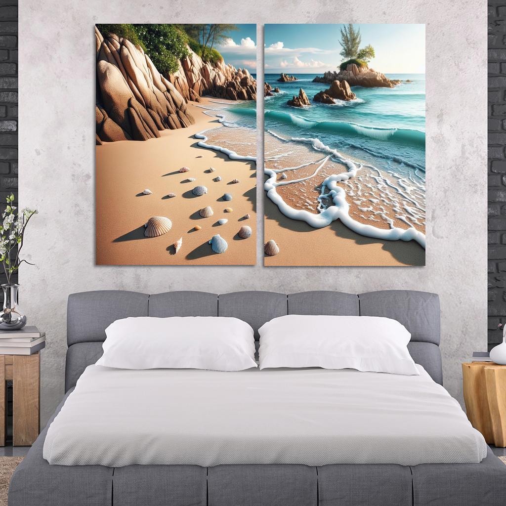 Secret Shore Off-the-beaten-path Oasis Premium Artwork Frames
