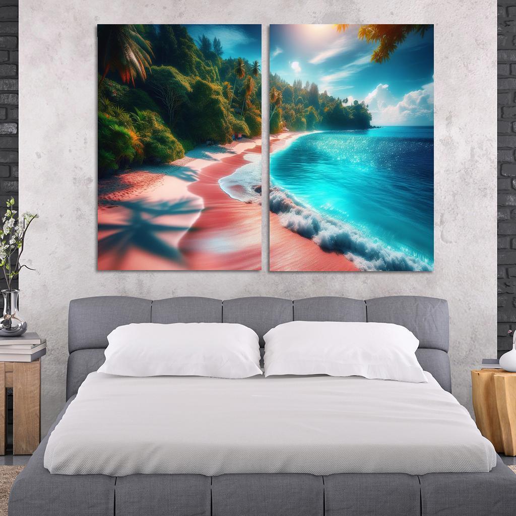 Hidden Oasis Tranquil Waters And Lush Landscapes Premium Artwork Frames