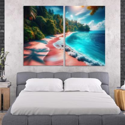 Hidden Oasis Tranquil Waters And Lush Landscapes Premium Artwork Frames