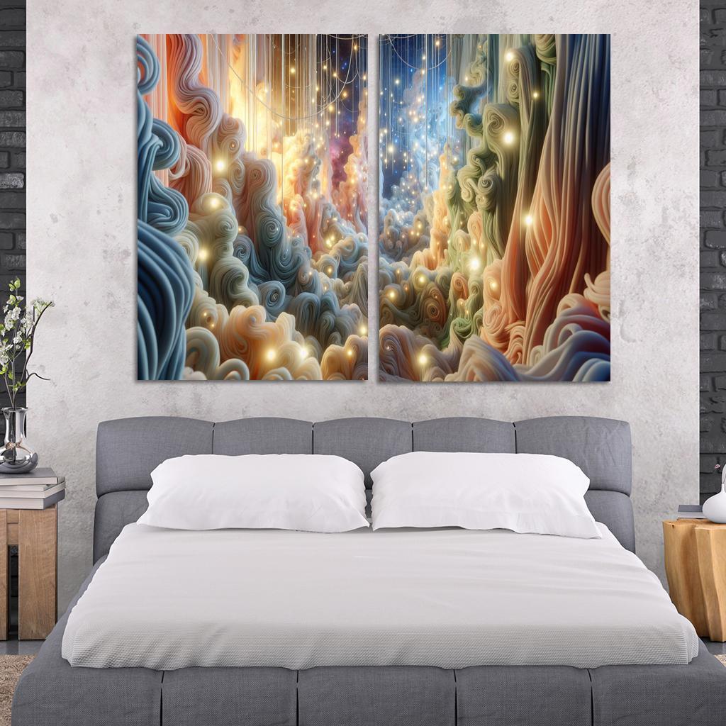 Whispers of Forgotten Dreams 2 Piece HD Canvas Wall Art-Original Frame