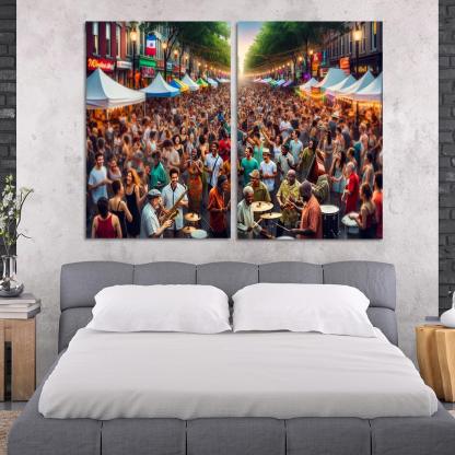 Montreal International Jazz Festival - Canada Modern Paintings Frame