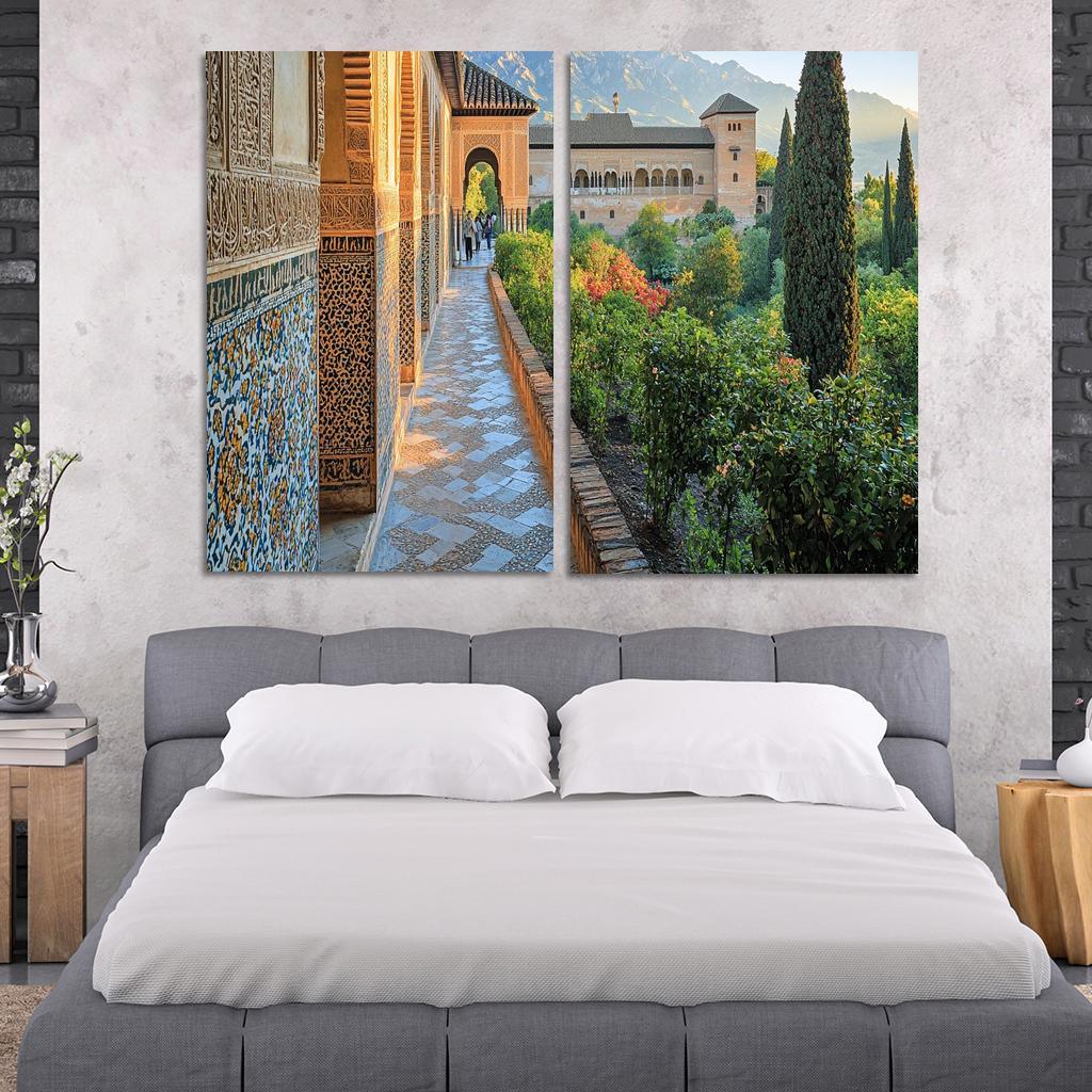 Alhambra Abstract Paintings Frame