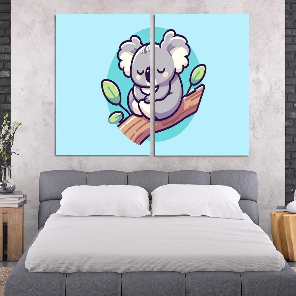 Cuddly Koala Modern Paintings Frame