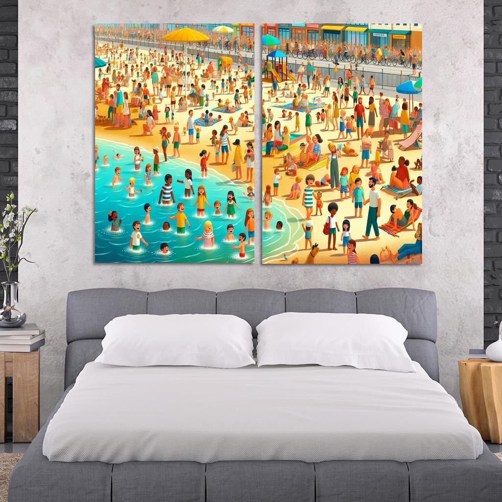 Sunshine Coast Family Fun And Activities Modern Paintings Frame