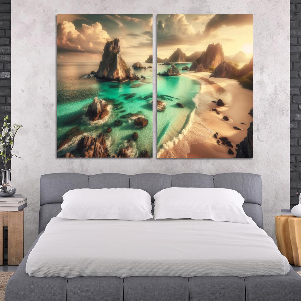 Crystal Shore An Art Lover's Escape Custom Paintings Frame