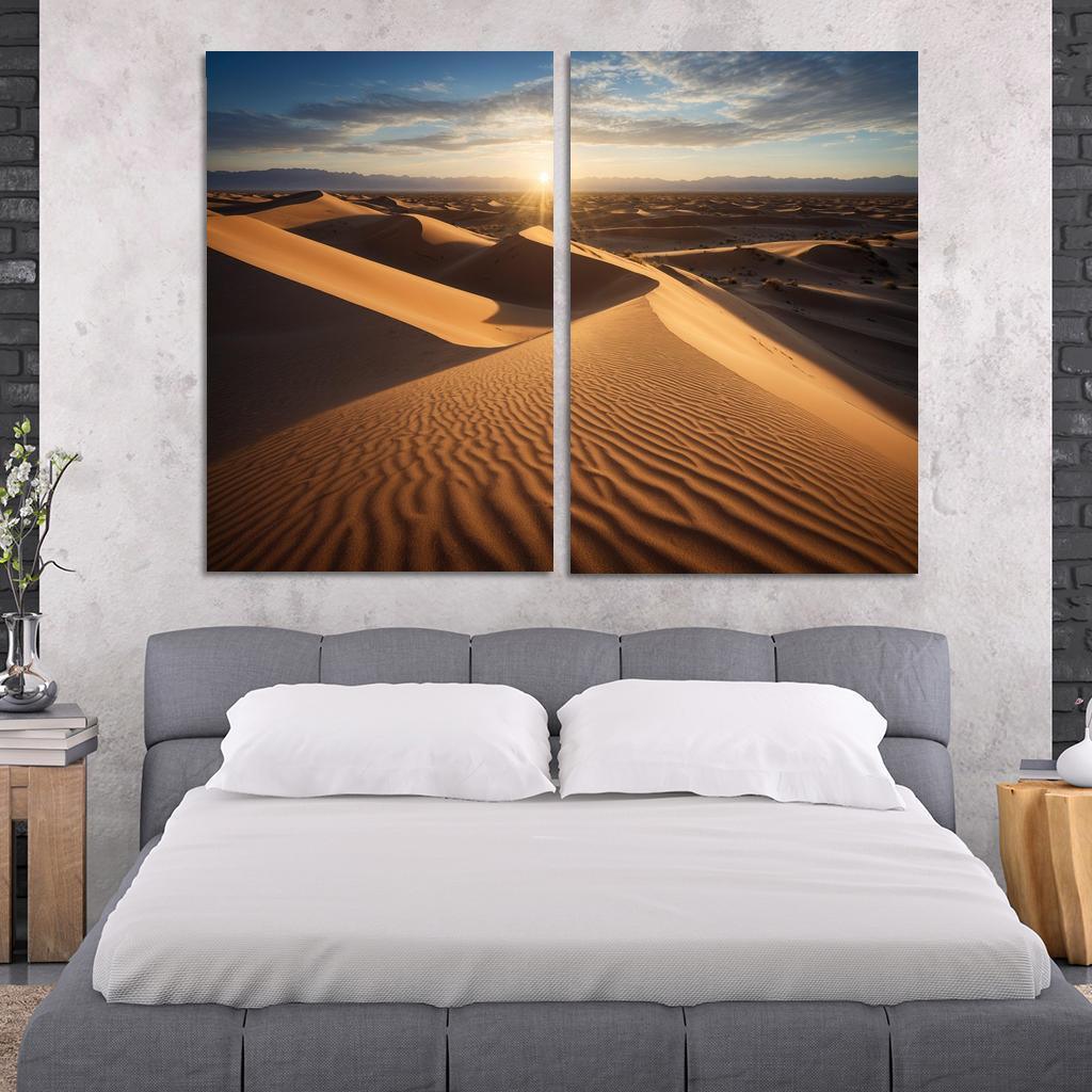The Enigmatic Beauty Of Desert Landscapes Oil Paintings Frame