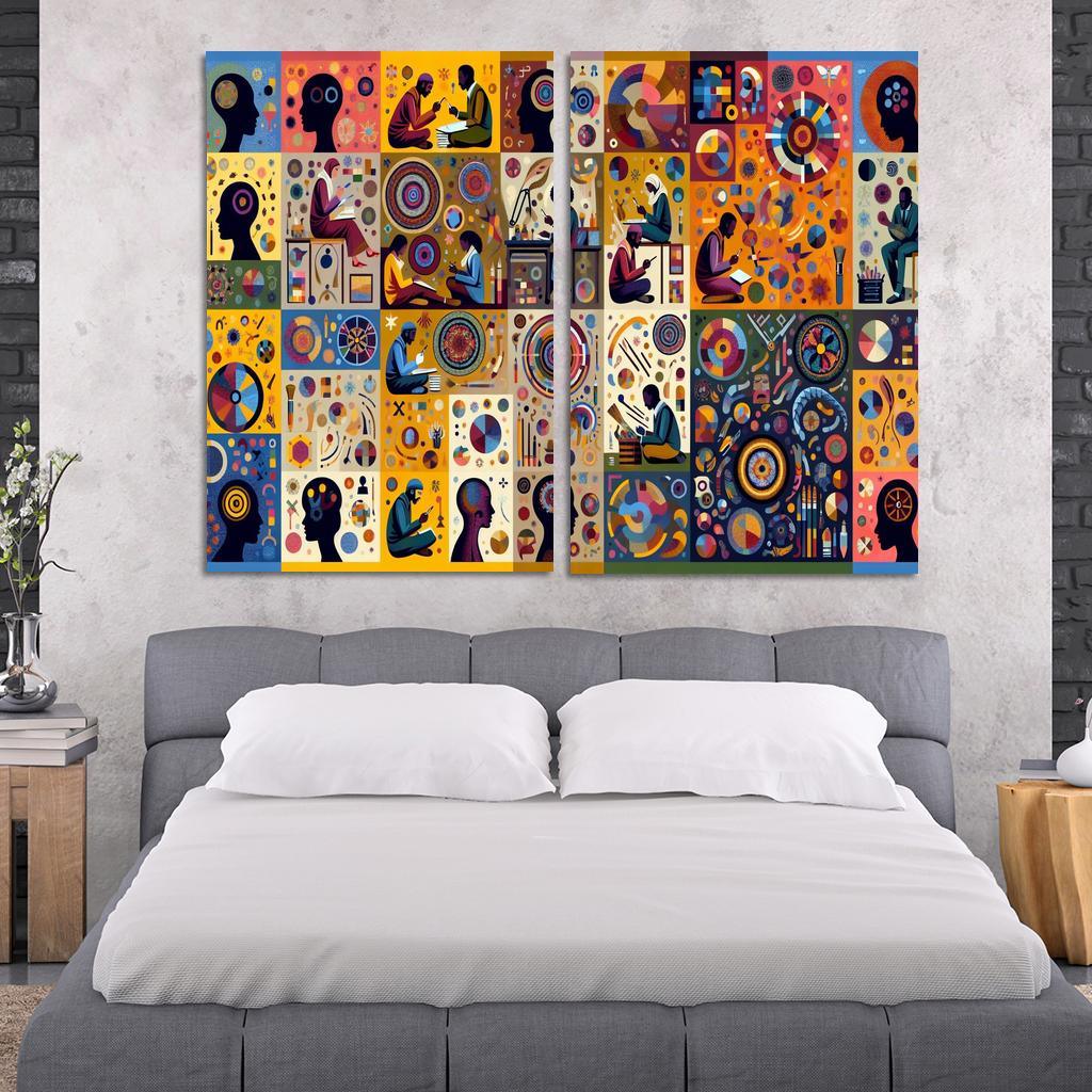 Resilience And Recovery Healing Through Art Multi-panel Paintings