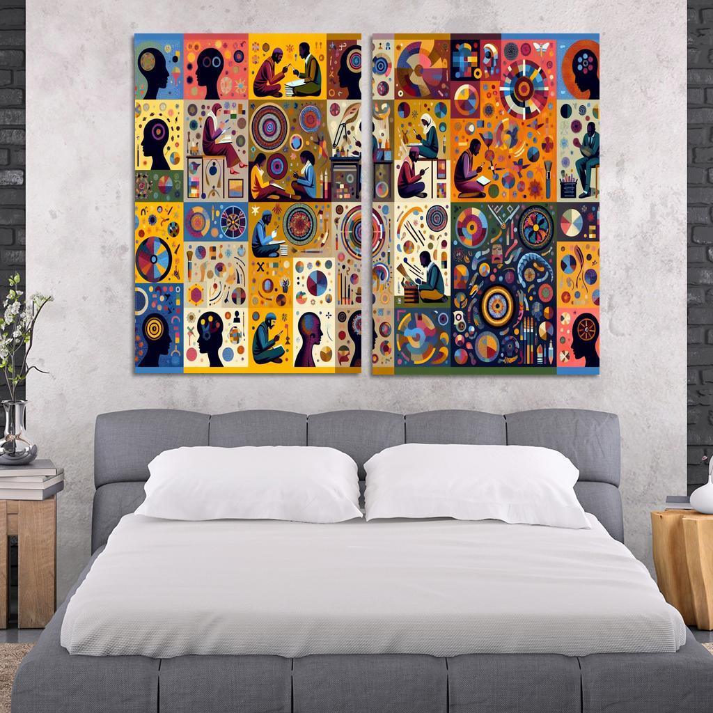 Resilience And Recovery Healing Through Art Multi-panel Paintings