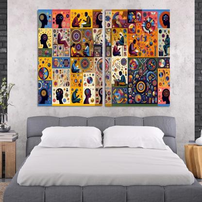 Resilience And Recovery Healing Through Art Multi-panel Paintings