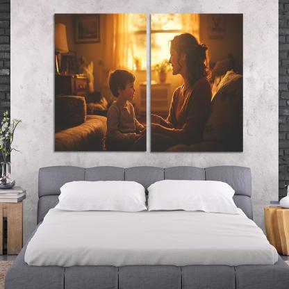 The Echoes Of Her Heart A Mothers Wisdom Canvas Paintings Frame