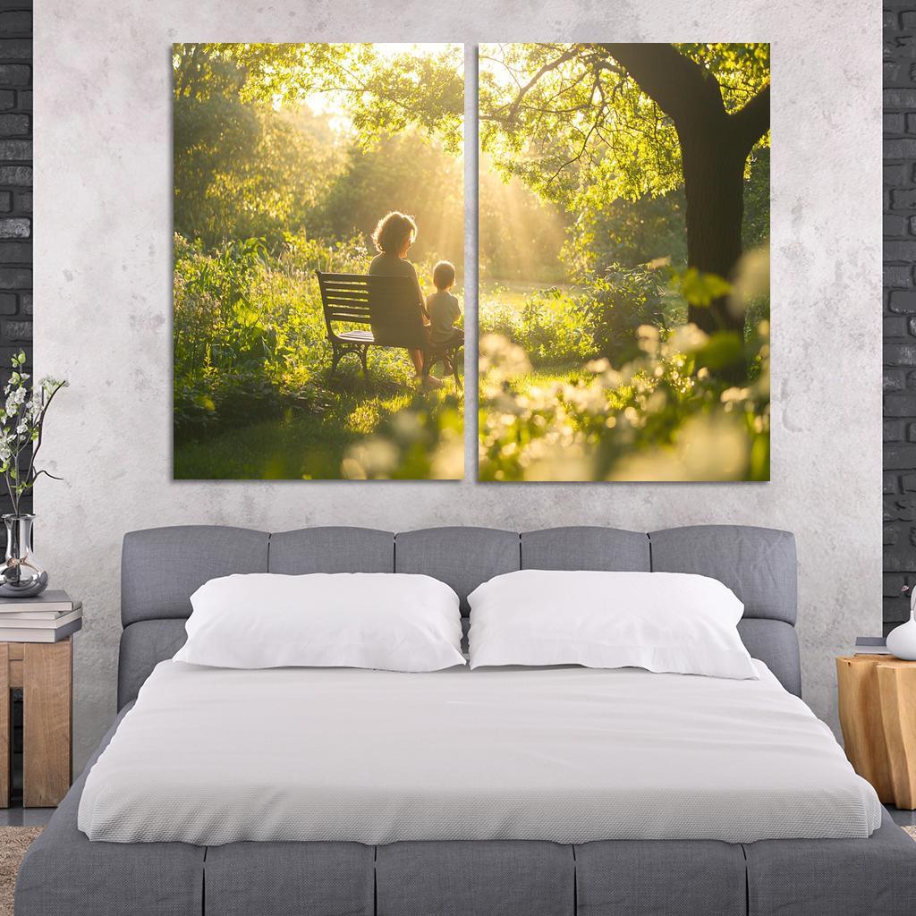 In Every Breath The Essence Of Motherhood Custom Paintings Frame