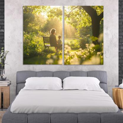 In Every Breath The Essence Of Motherhood Custom Paintings Frame