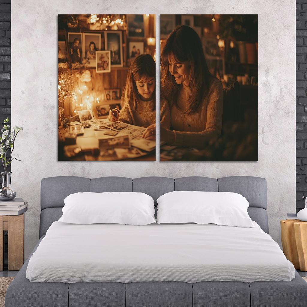 A Time To Remember Celebrating Motherhood Canvas Paintings Frame