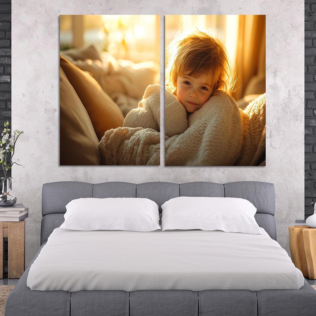 Whispers Of The Heart A Mothers Embrace Custom Paintings Frame