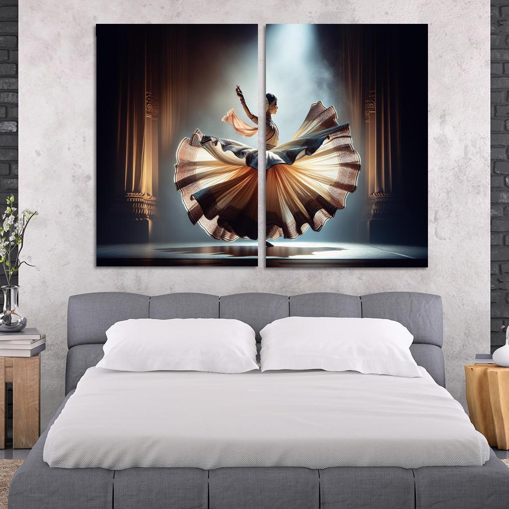 Kathak The Storyteller's Dance Modern Paintings Frame