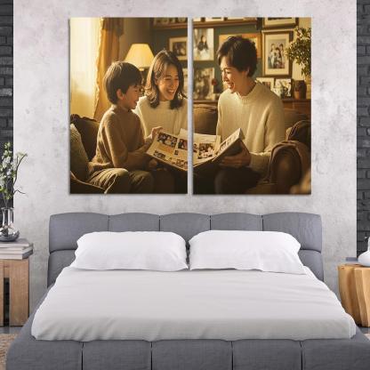 Through The Years A Mothers Journey Custom Paintings Frame