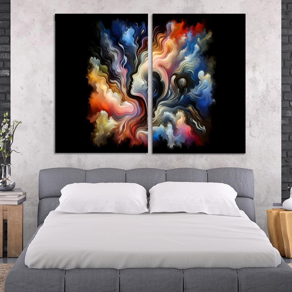 Invisible Illness The Reality Of Mental Health Multi-panel Paintings