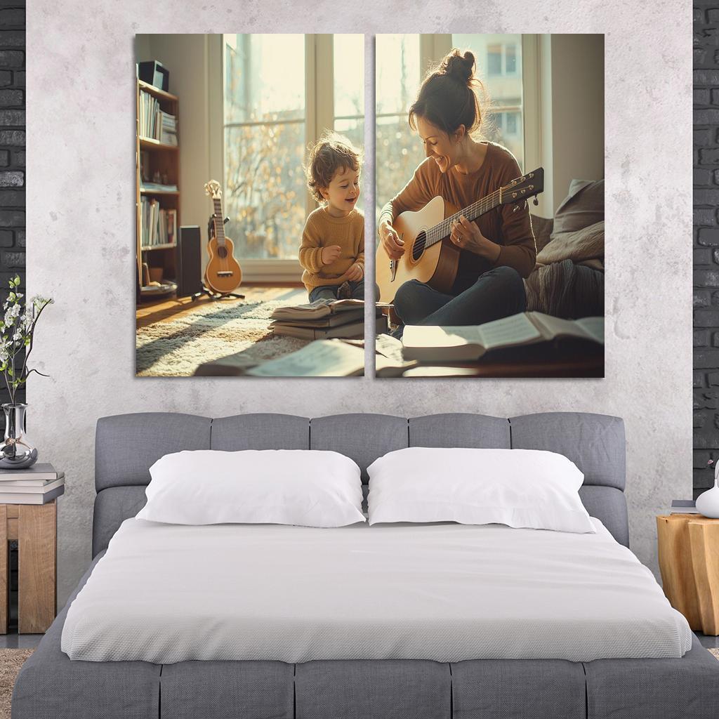 Heartstrings The Music Of Love Custom Paintings Frame