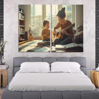 Heartstrings The Music Of Love Custom Paintings Frame