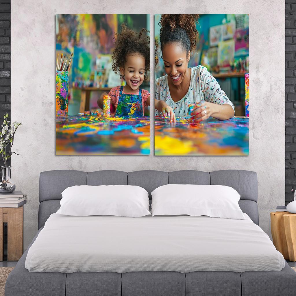 Canvas Of Memories Paintings Of Love Custom Paintings Frame