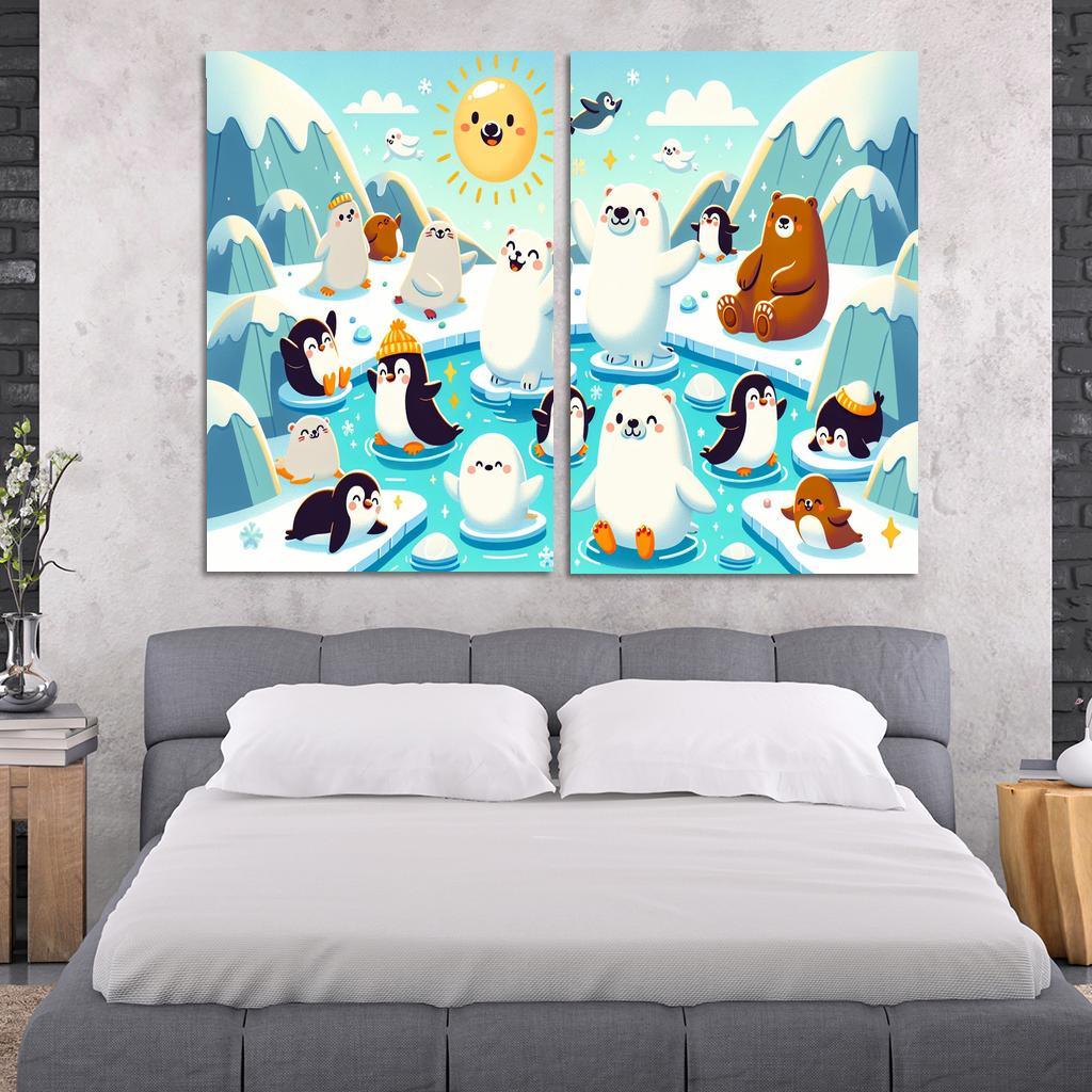 Adventurous Arctic Animals Premium Artwork Frames