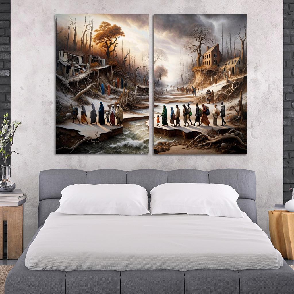 Climate Refugees The Human Face Of Environmental Displacement Art Trends