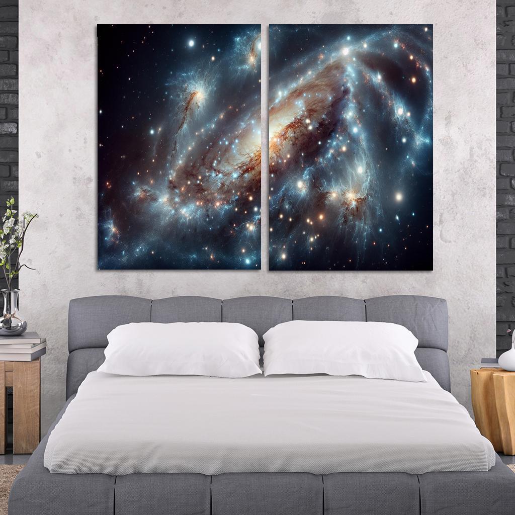 The Enigmatic Life Of Cosmic Dust Abstract Paintings Frame