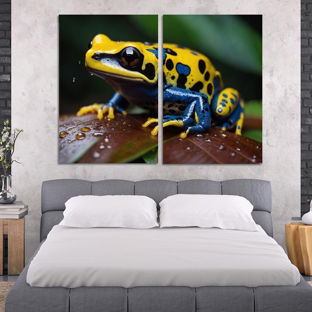The Colorful Poison Dart Frog Jewel Of The Tropics Modern Paintings Frame
