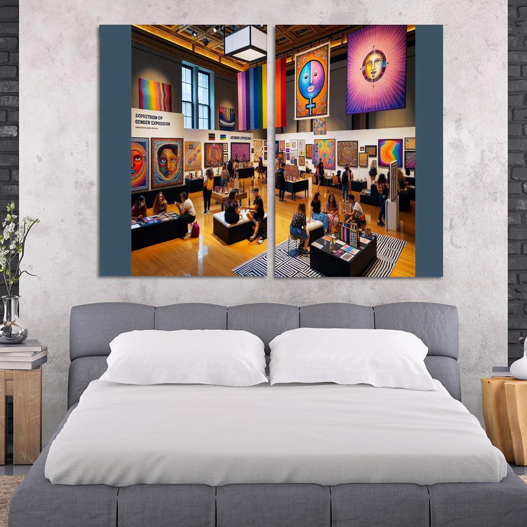 A New Dawn Art On Gender Identity And Expression Framed Paintings