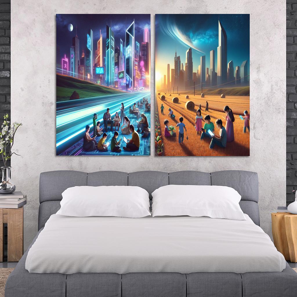 Digital Divide Bridging Access To Technology Art Trends