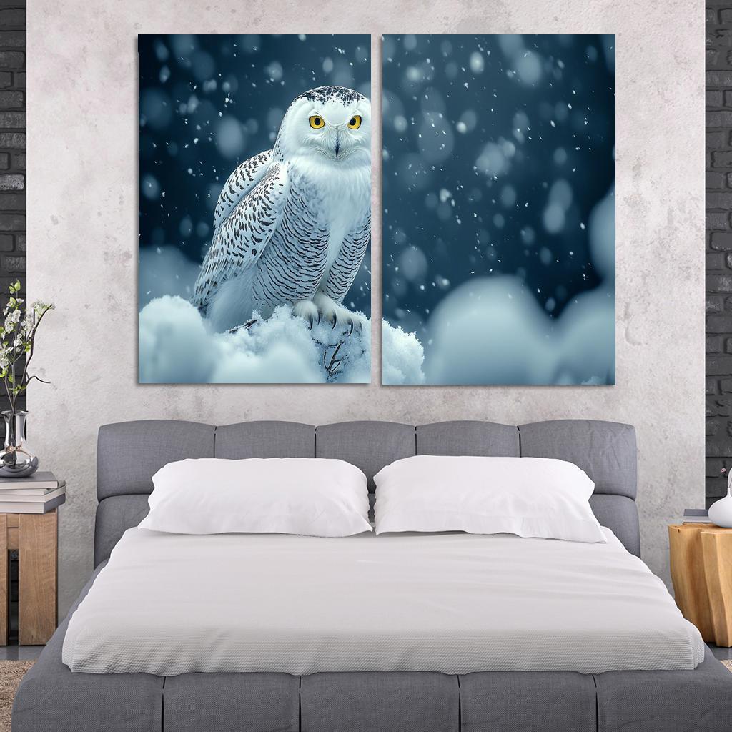 The Elegant Snowy Owl Guardian Of The Arctic Art Trends