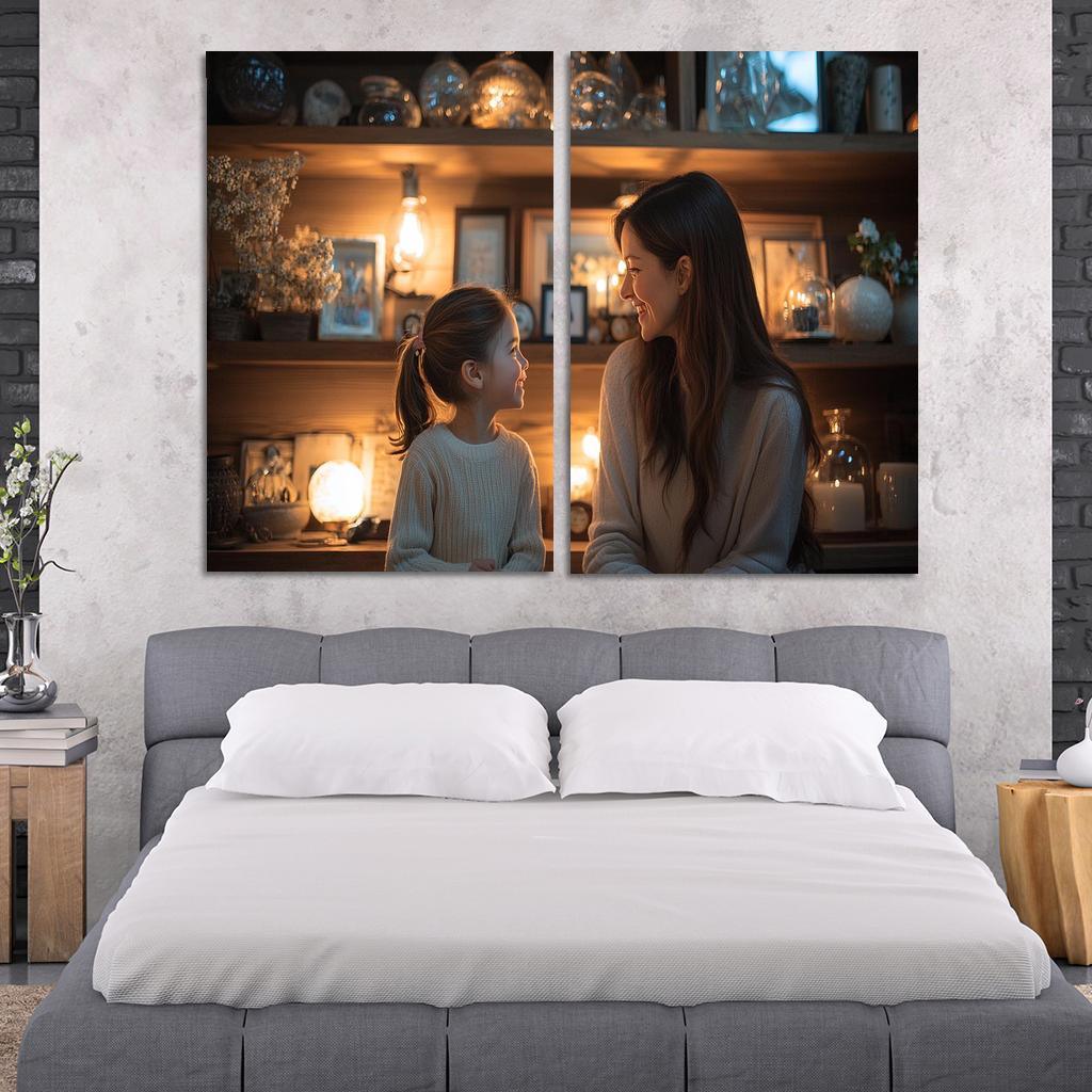 Treasured Heirlooms A Mothers Gifts Canvas Paintings Frame