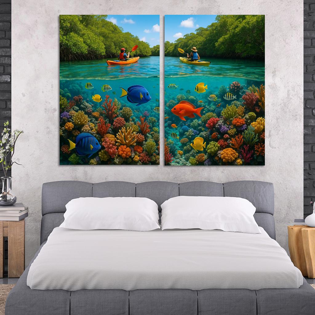 Coral Bay Adventure And Eco-tourism Custom Paintings Frame