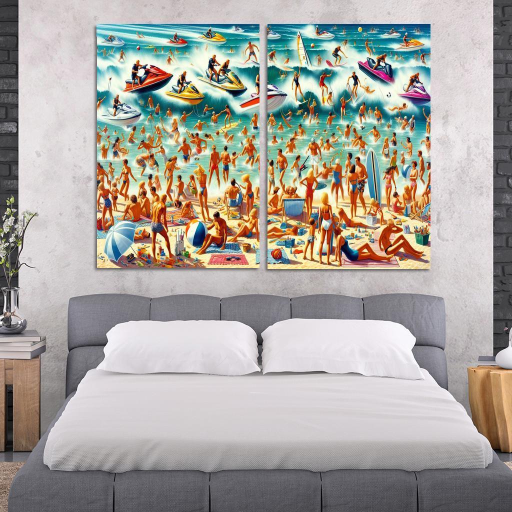 Adventure Cove Thrills On The Water Abstract Paintings Frame