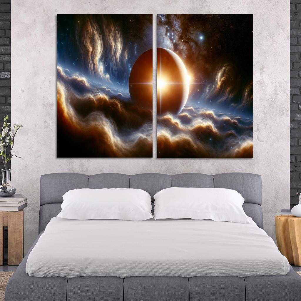 The Fascinating World Of Brown Dwarfs Abstract Paintings Frame