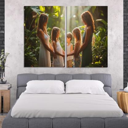 An Unbroken Circle A Mothers Enduring Love Canvas Paintings Frame