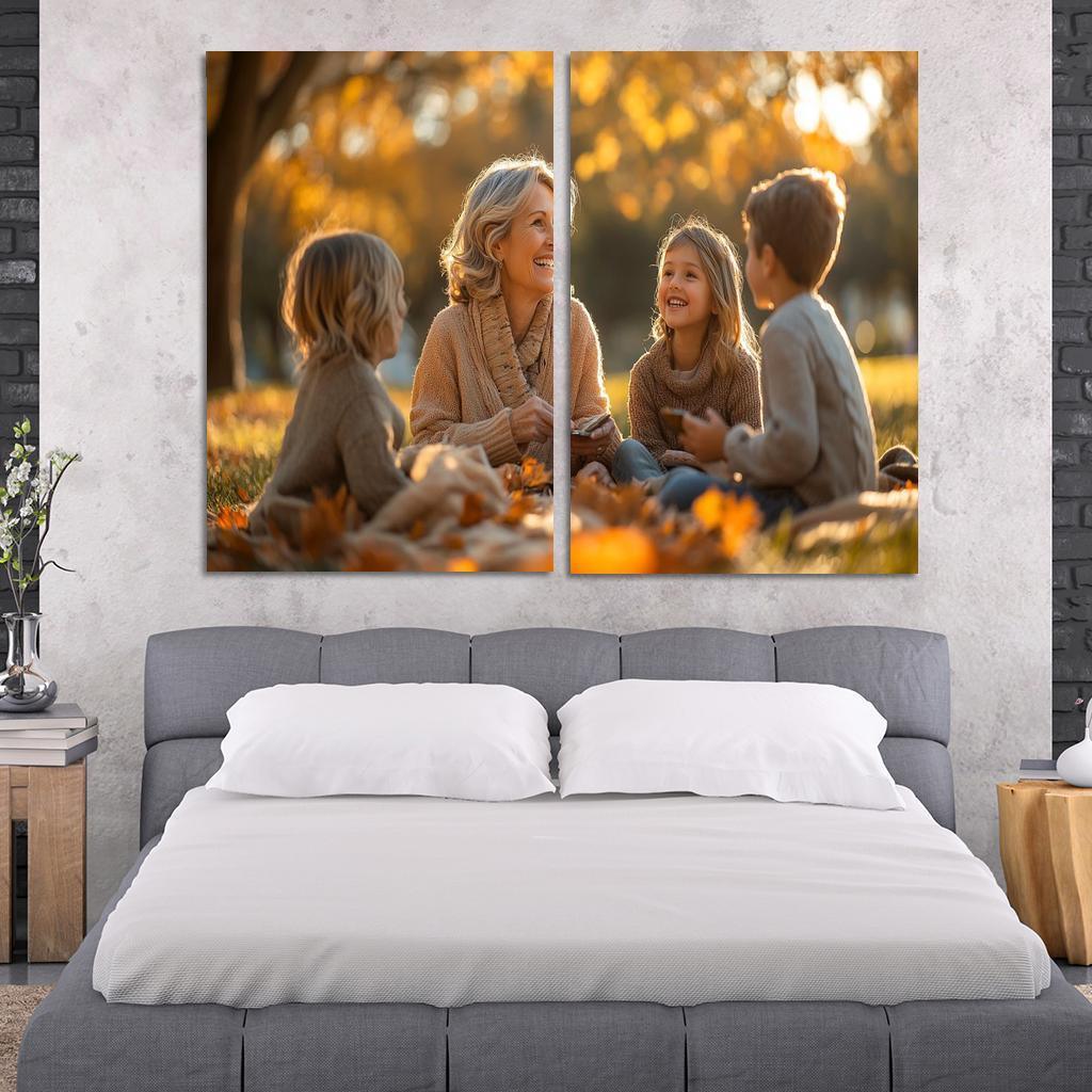 Heartstrings Of Memories A Mothers Gift Of Love Canvas Paintings Frame