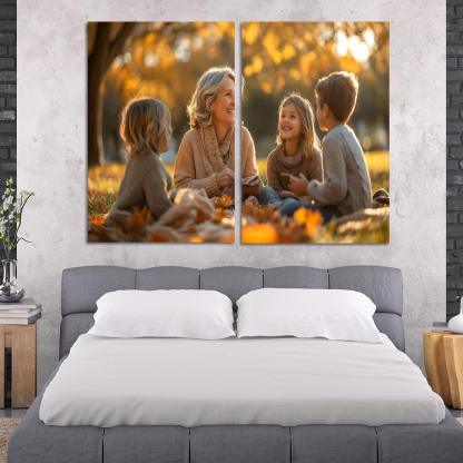 Heartstrings Of Memories A Mothers Gift Of Love Canvas Paintings Frame