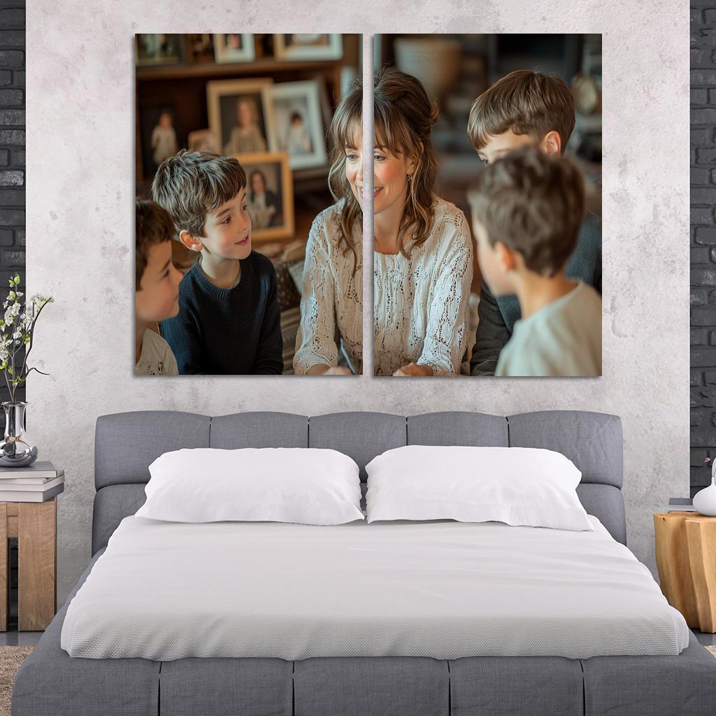 The Wisdom Of Generations Lessons From Mom Custom Paintings Frame