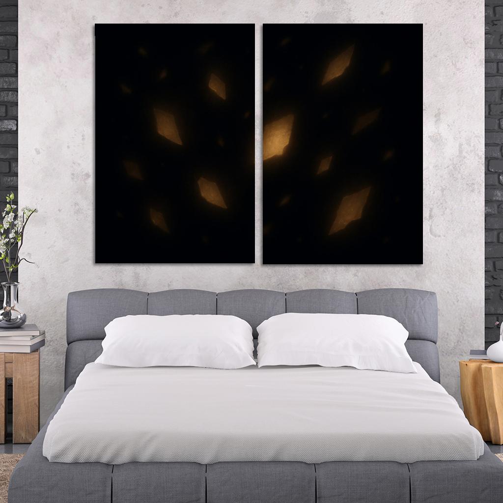 Fragments Of Eternal Whispers Oil Paintings Frame