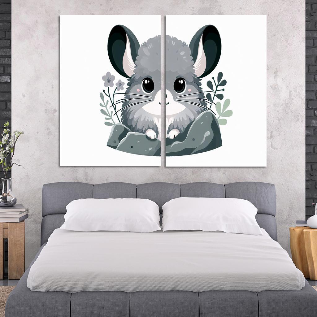Charming Chinchilla Modern Paintings Frame