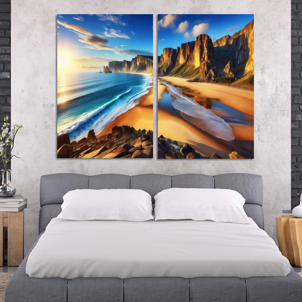 Majestic Waters A Coastal Retreat Custom Paintings Frame