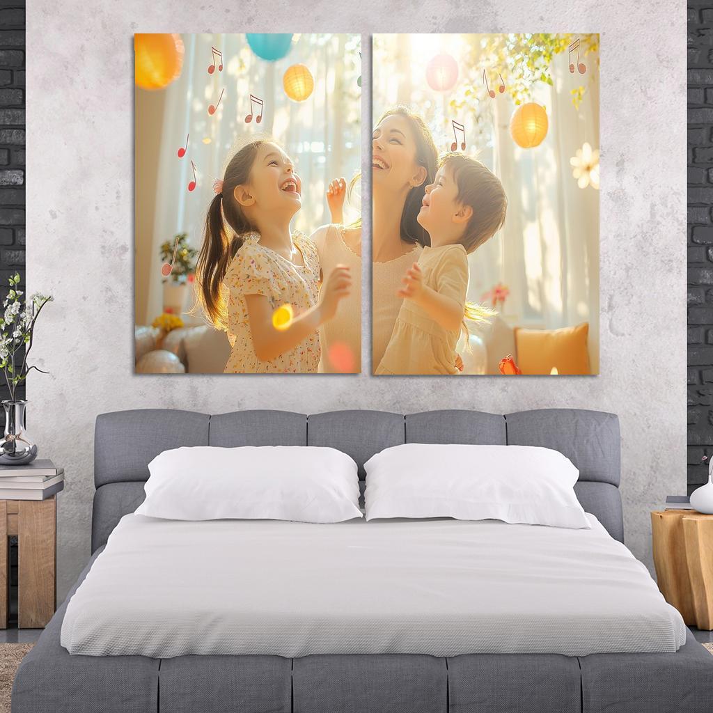 The Rhythm Of Love A Mothers Dance Custom Paintings Frame
