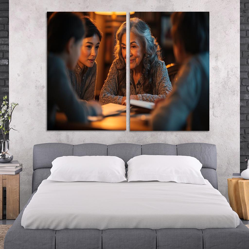 Echoes Of Love A Mothers Guidance Modern Paintings Frame