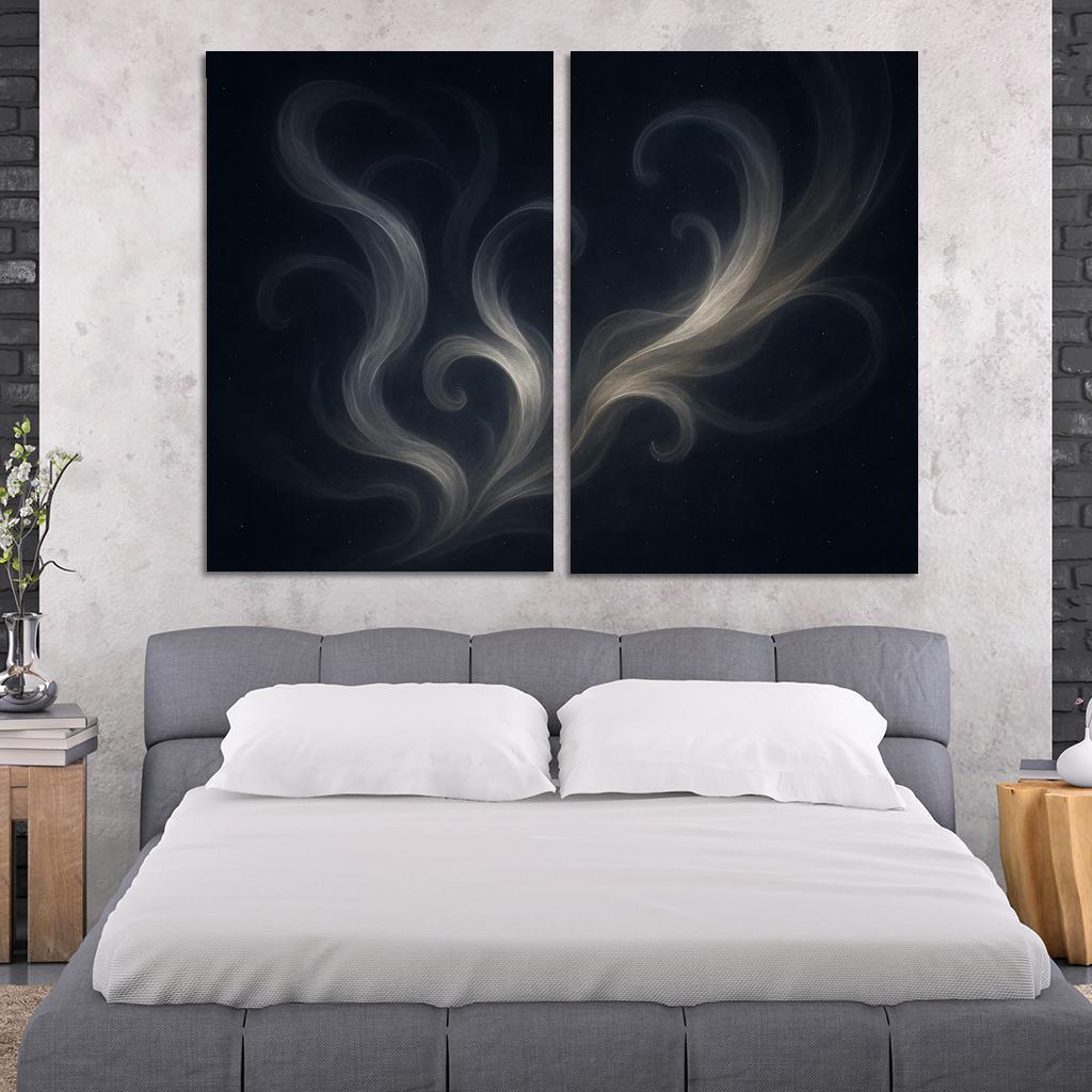 Celestial Dance Of Abstract Whispers One-piece Frames