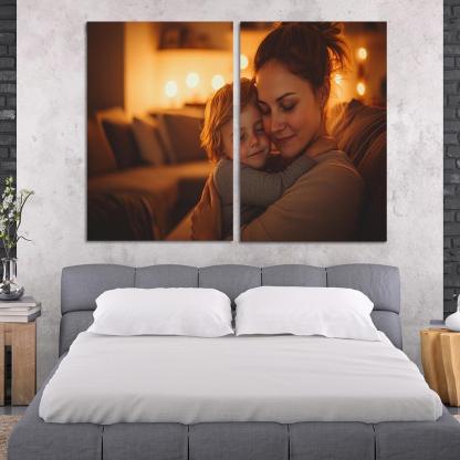 Caring Hands The Touch Of A Mother Canvas Paintings Frame