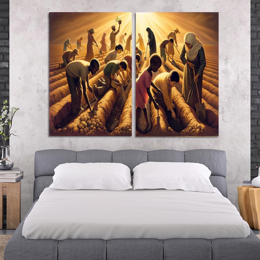 Future Generations The Legacy Of Our Choices Custom Paintings Frame